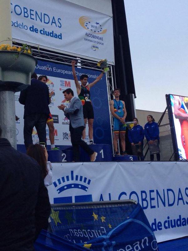 FILIPE AZEVEDO CONQUISTA EUROPEU DE SUB23 Federação de Triatlo de