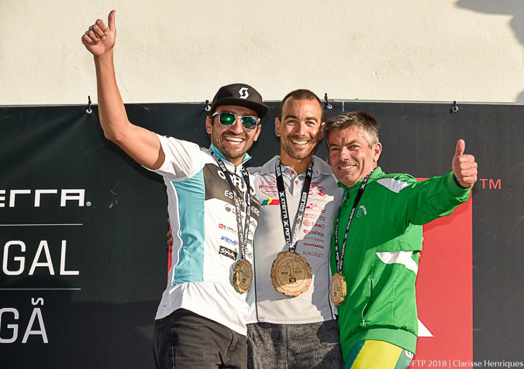 José Estrangeiro, Rui Dolores e fizeram o pódio masculino do Campeonato Individual