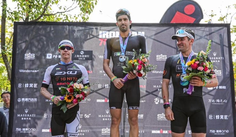 Filipe Azevedo vence IRONMAN 70.3 Xangai Federação de Triatlo de Portugal