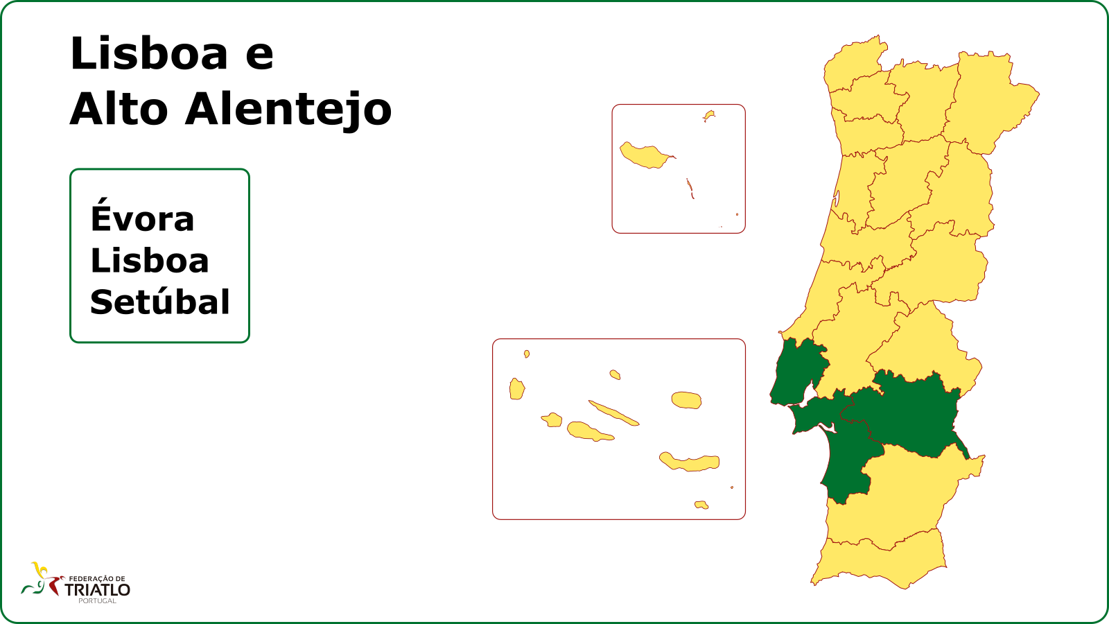 Mapa Regiões 2018 - Federação de Triatlo de Portugal