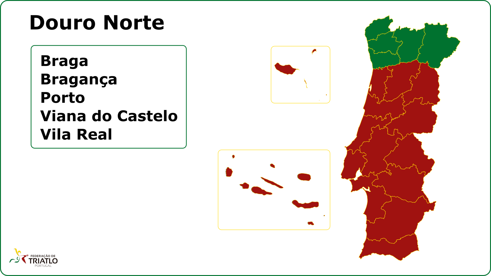 Mapa Político de Portugal