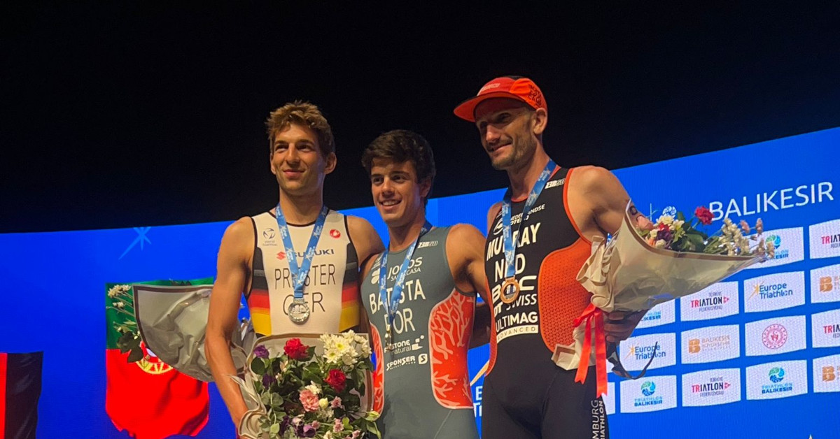 Ricardo Batista sagra-se campeão europeu de triatlo sprint